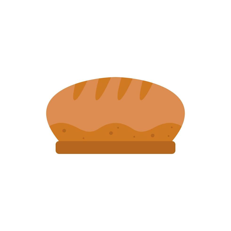 bread flat design vector illustration isolated on white background