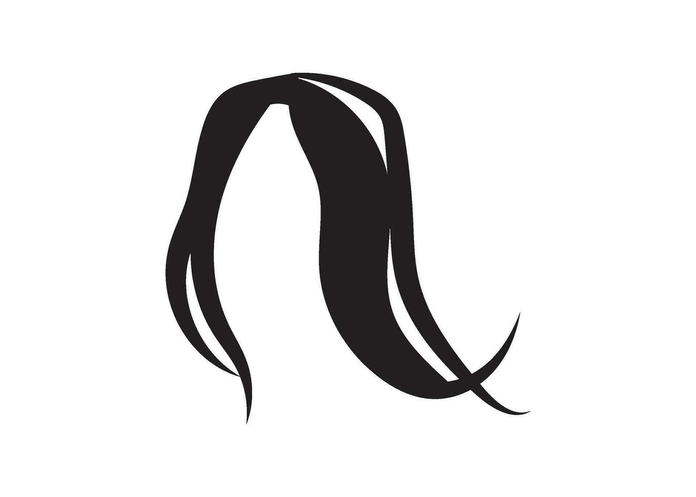 hair icon design vector