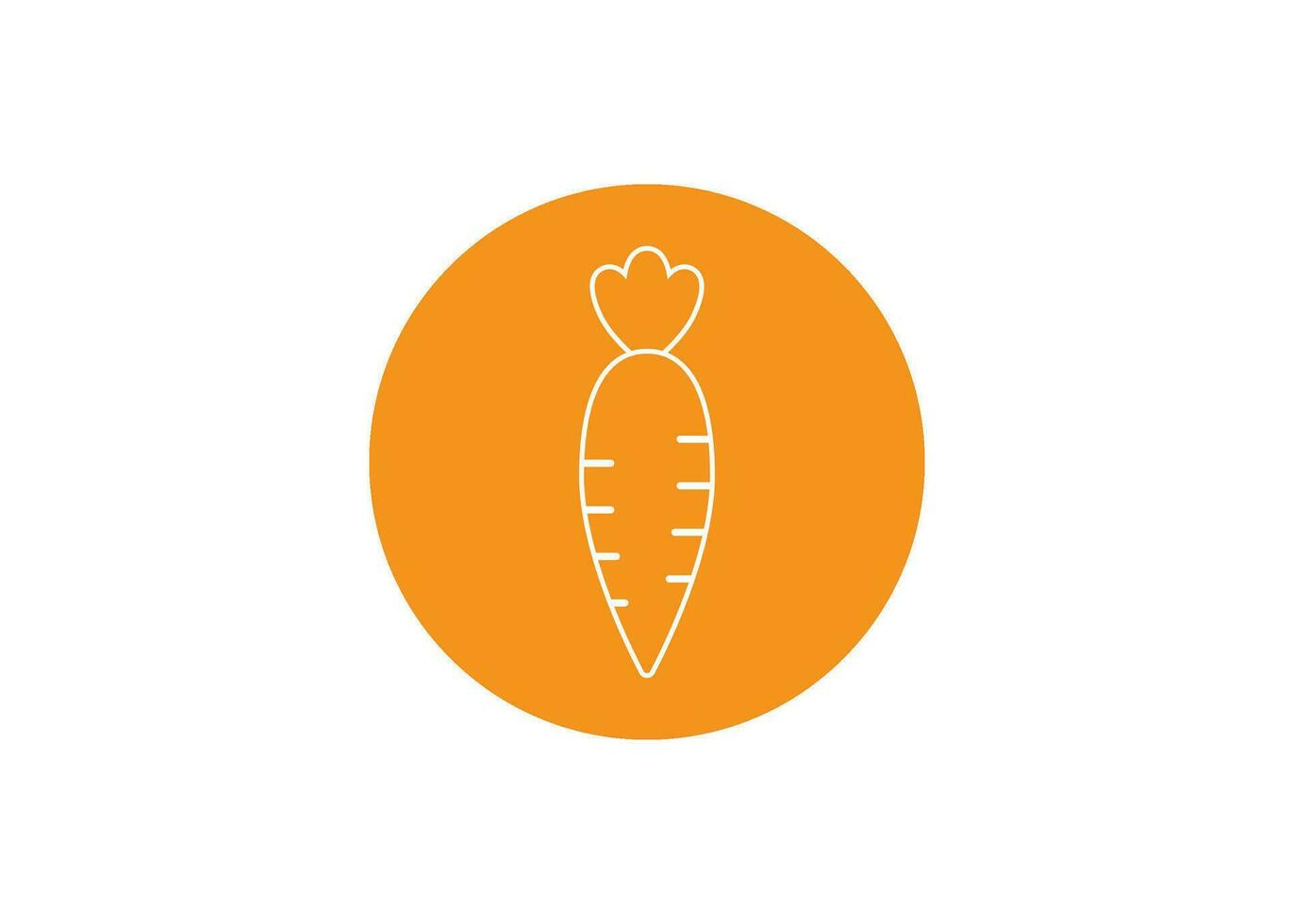 carrot icon design vector