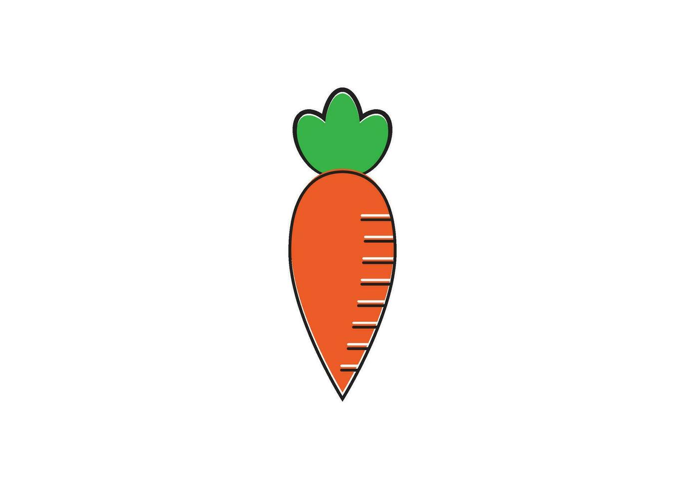 carrot icon design vector