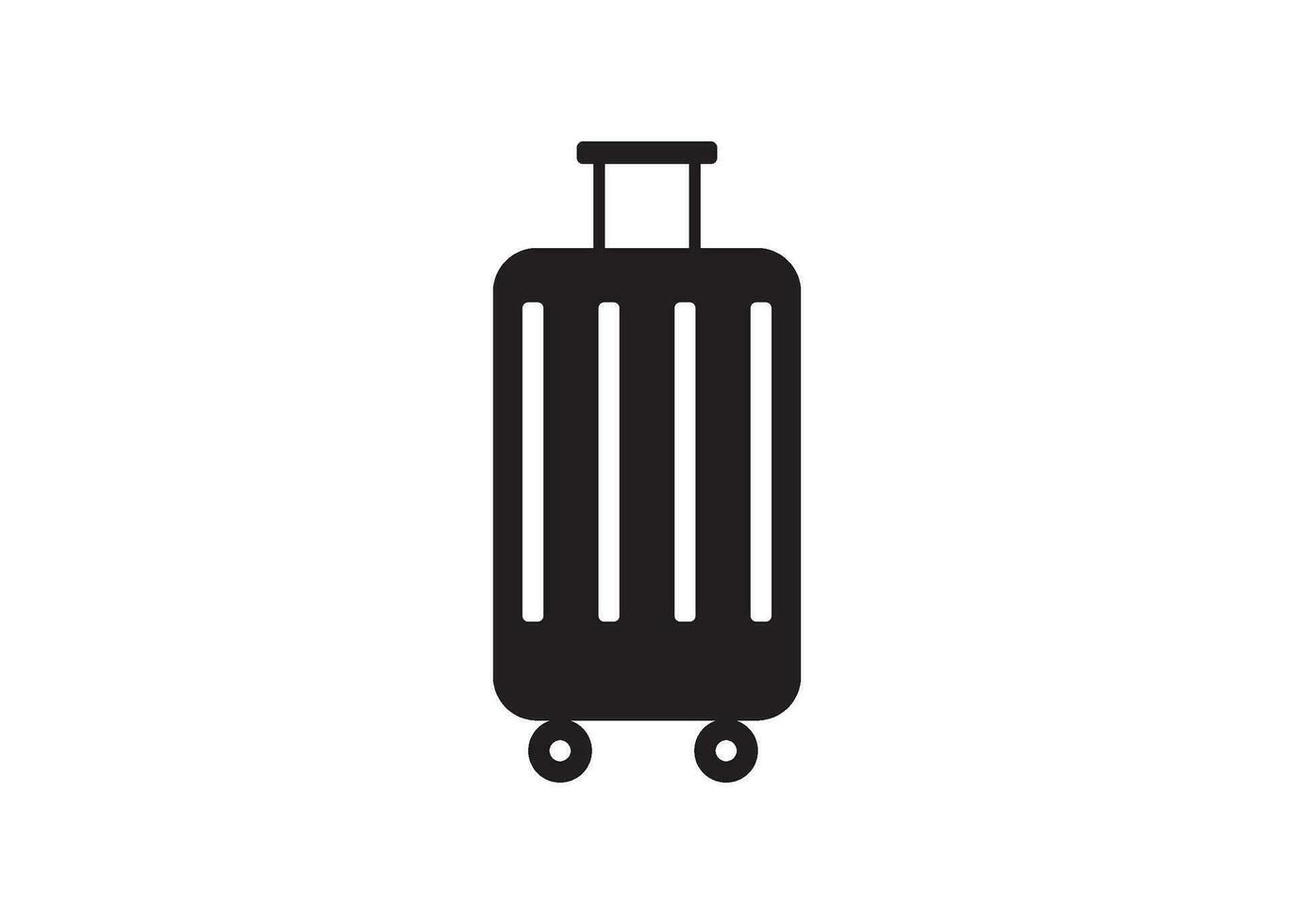 suitcase icon design vector