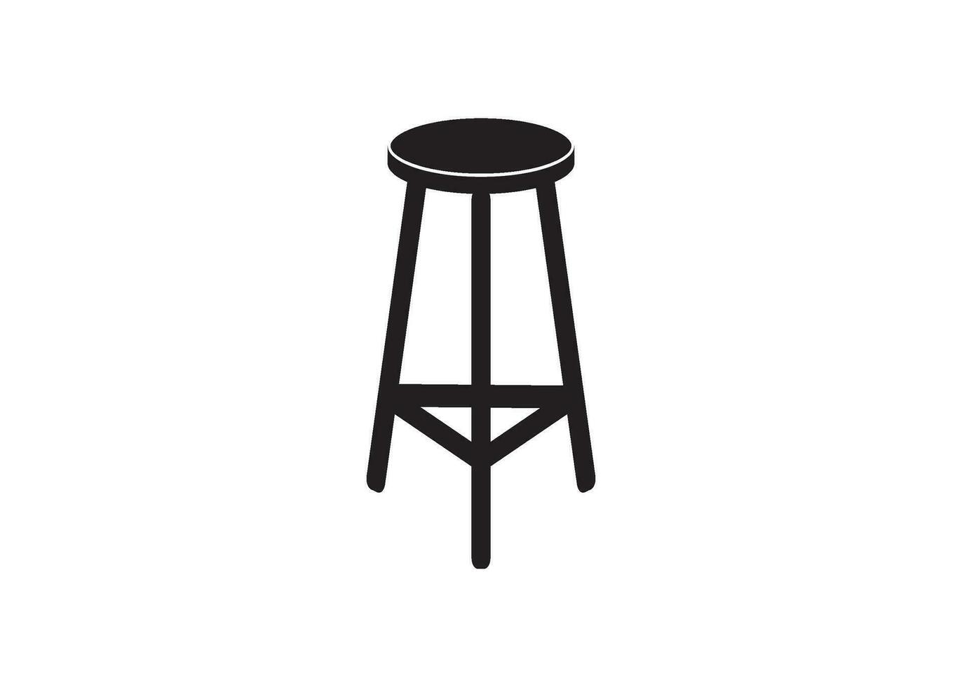 stool icon design vector