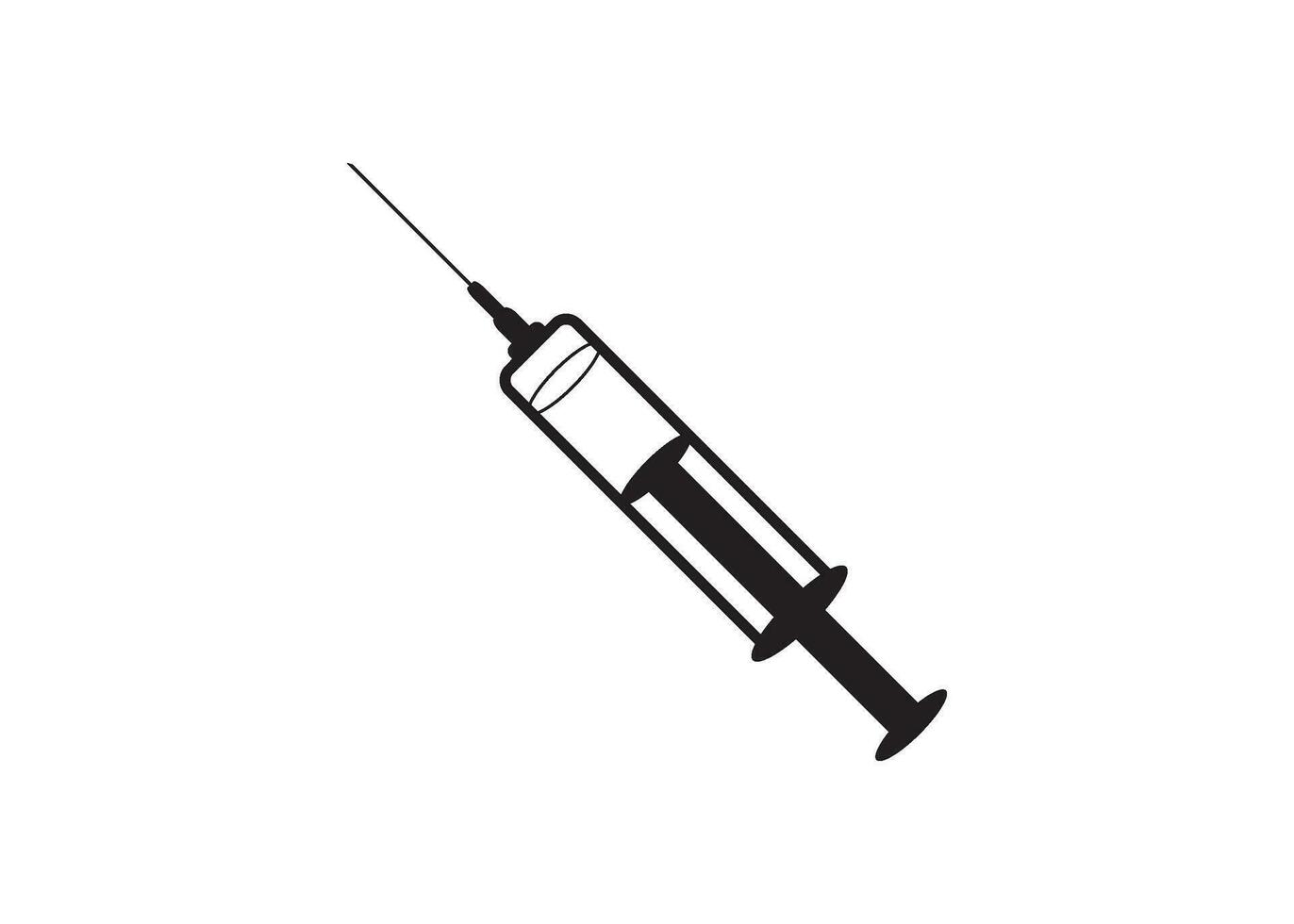 syringe icon design template vector isolated