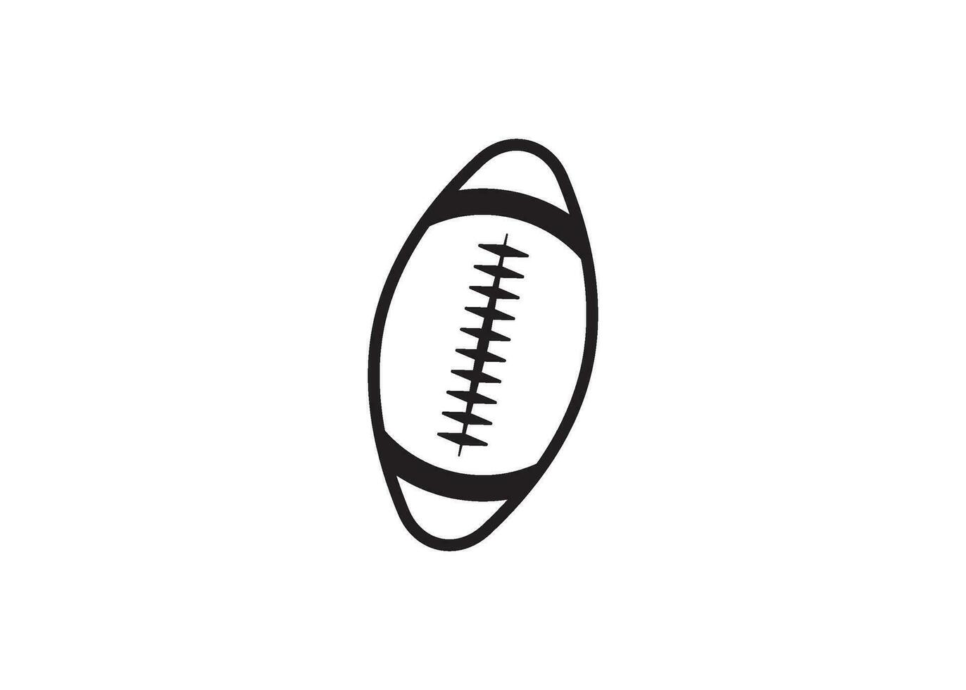 rugby ball icon design vector