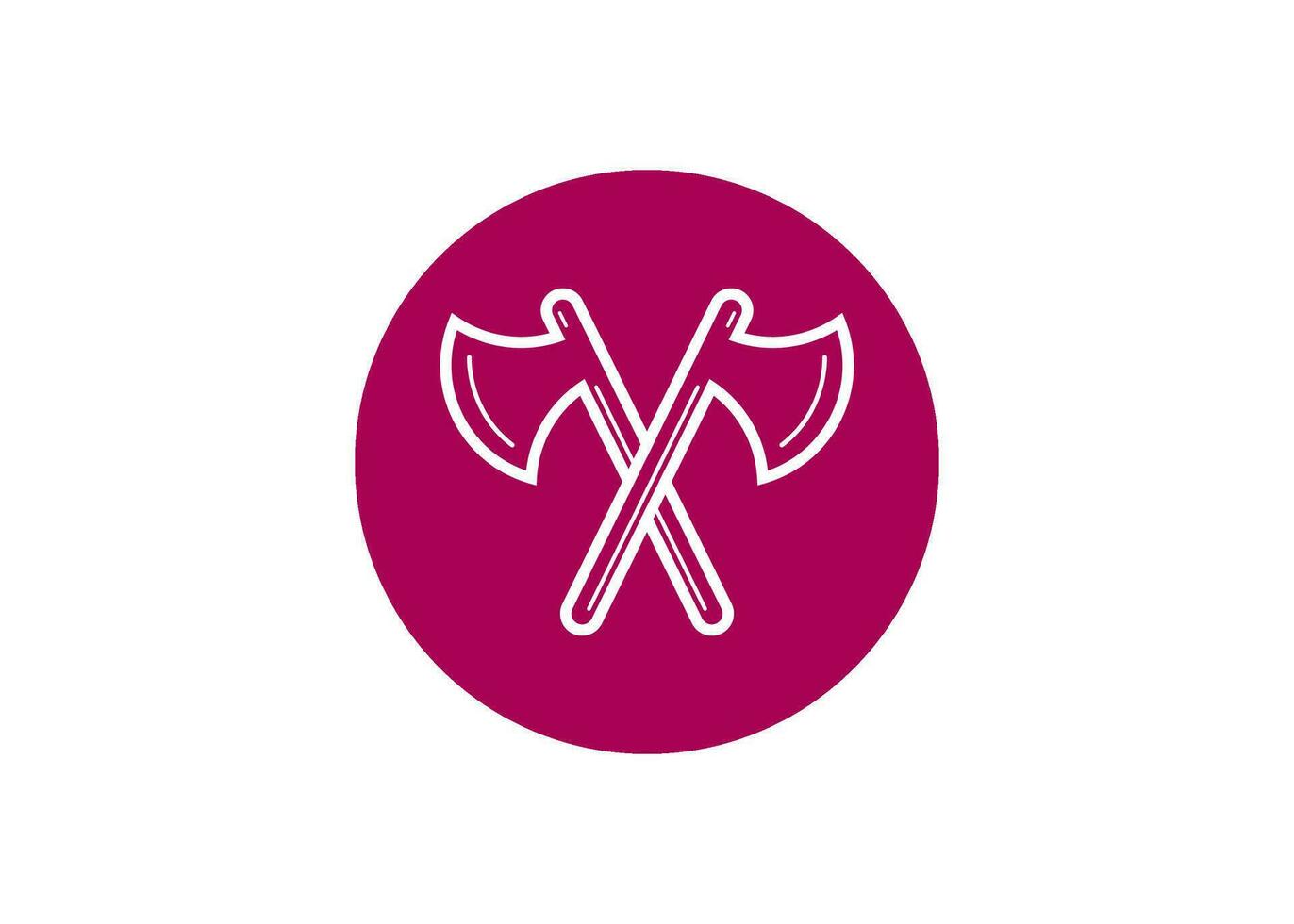 axe icon design vector