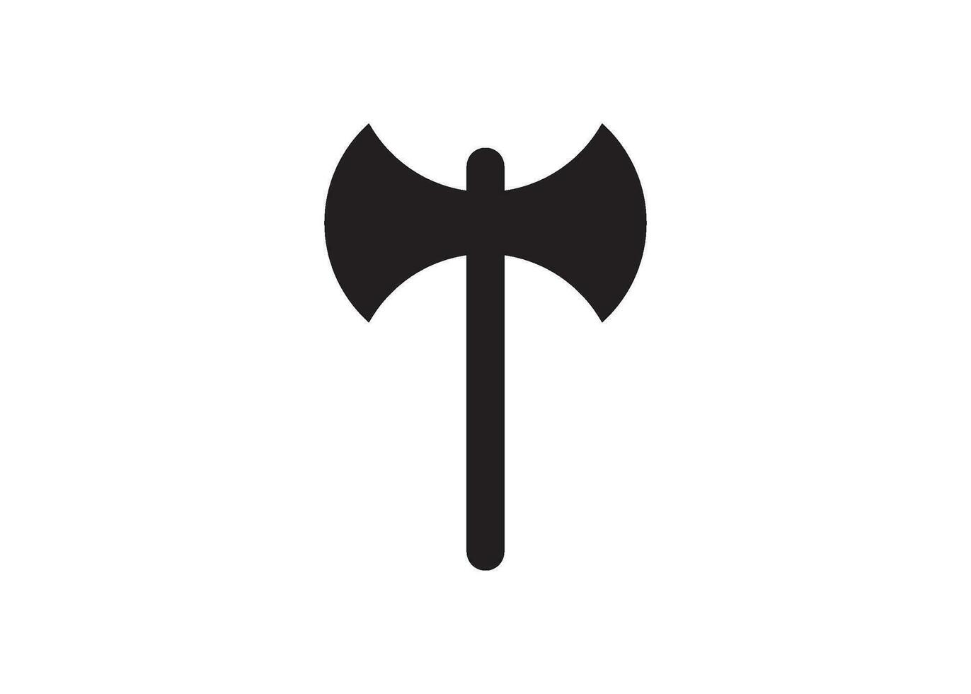 axe icon design vector