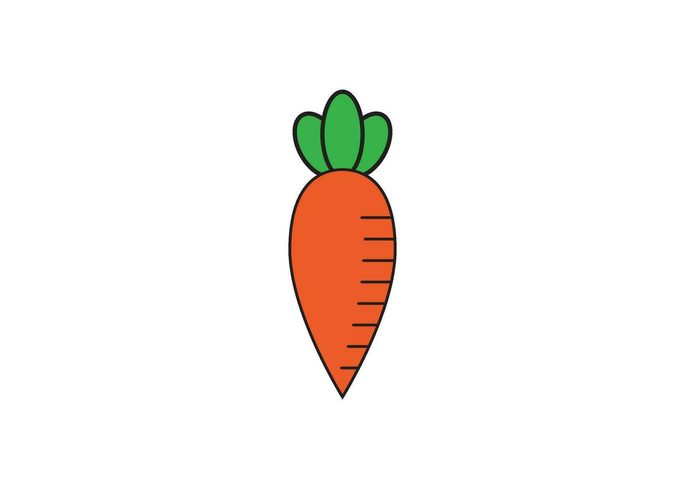 carrot icon design vector