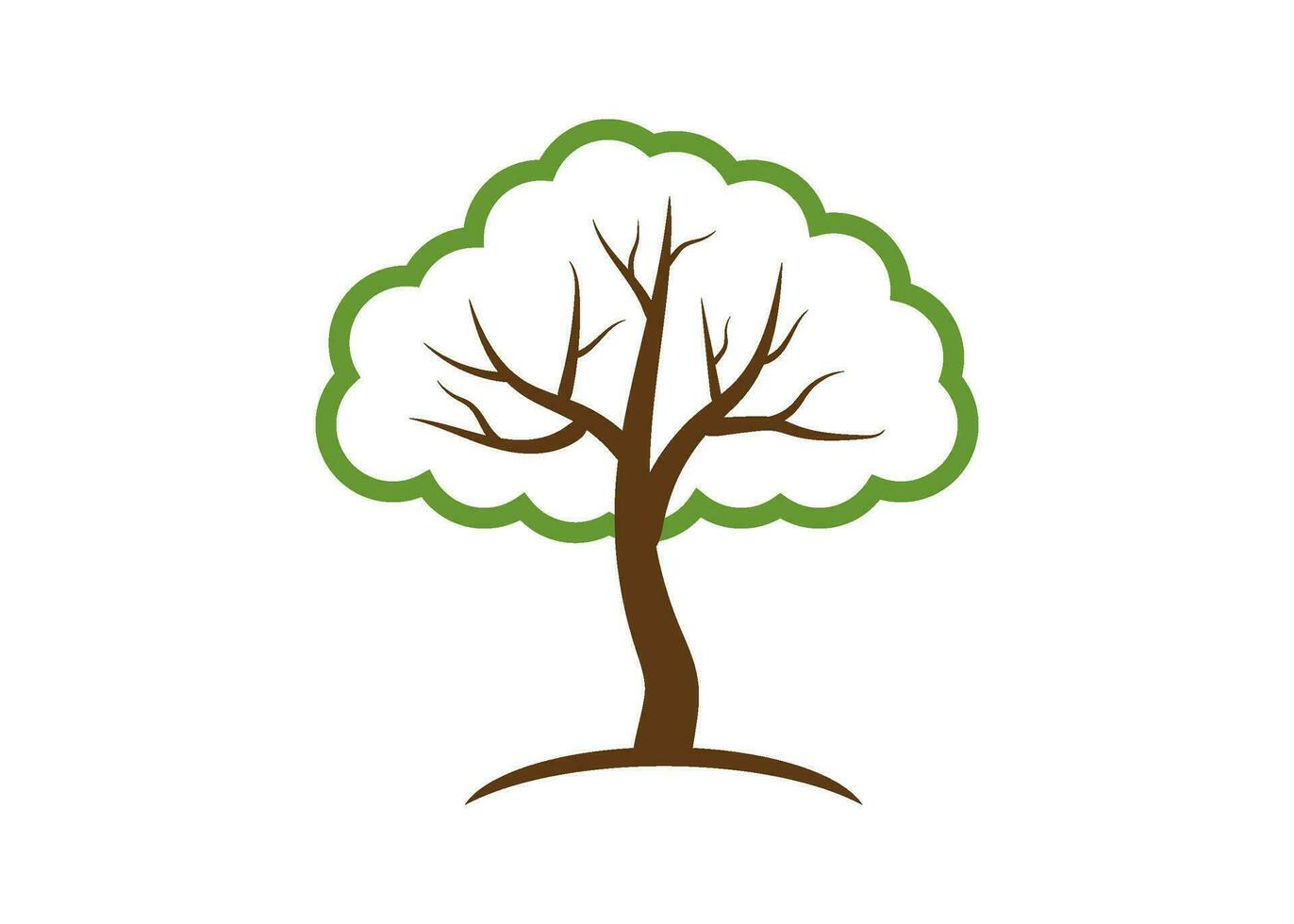 árbol icono diseño vector