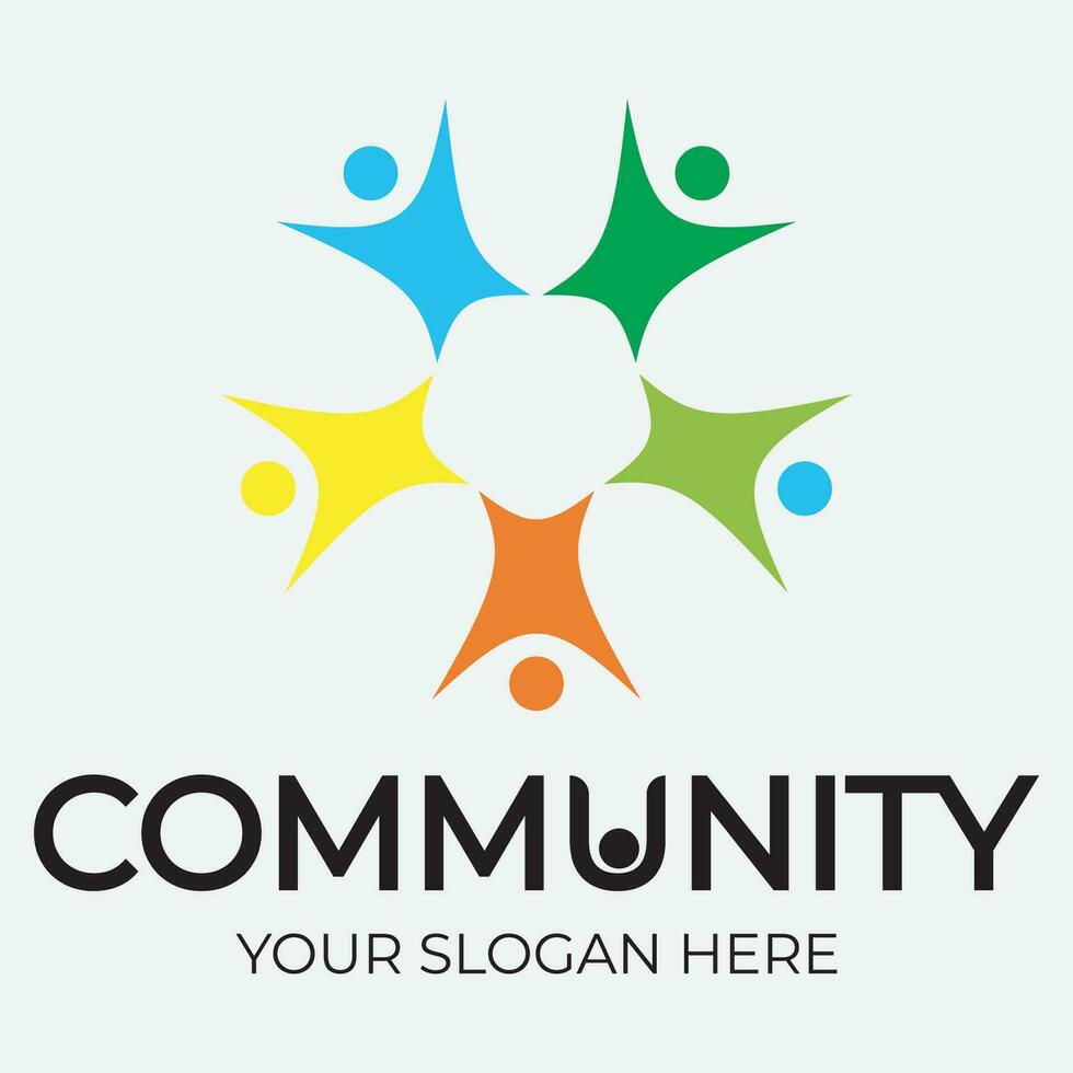Community, network and social icon vector