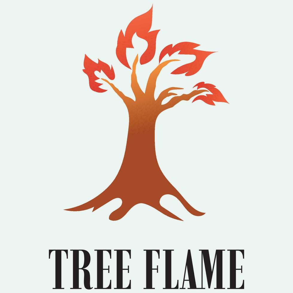 Flame logo design template illustration. vector