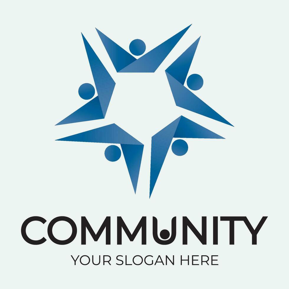 Community, network and social icon vector
