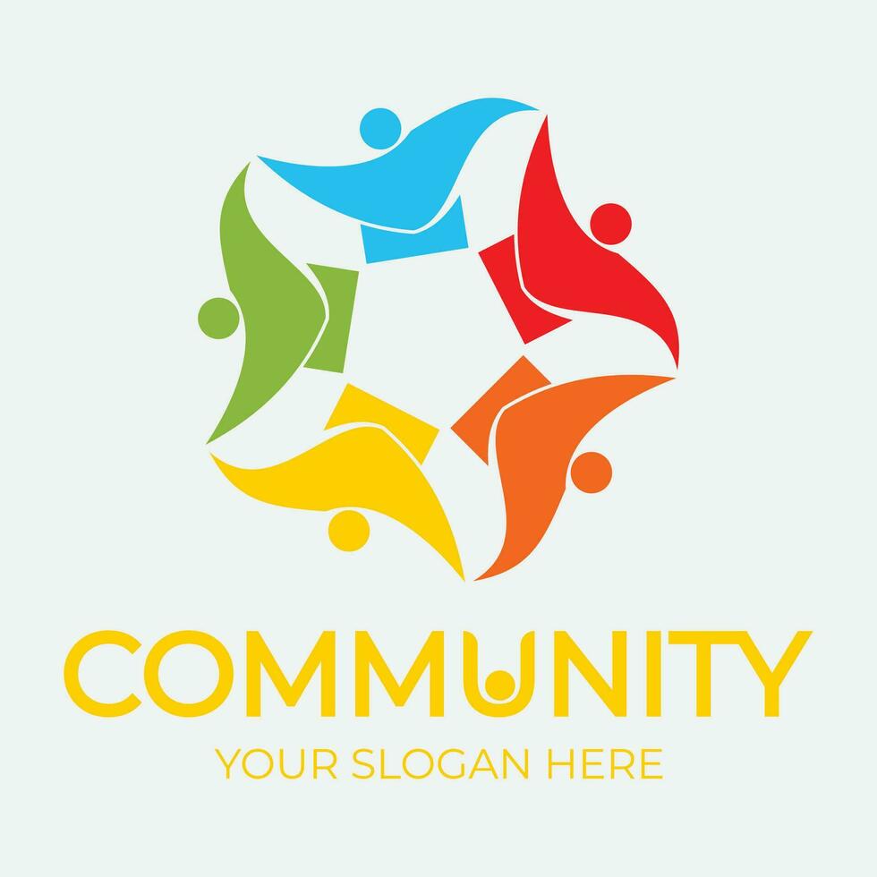 Community, network and social icon vector