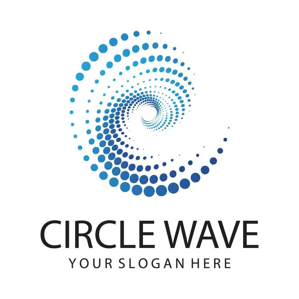 Sea waves icon logo design vector