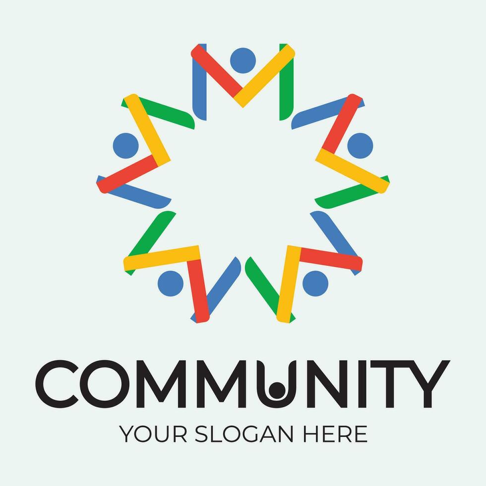 Community, network and social icon vector