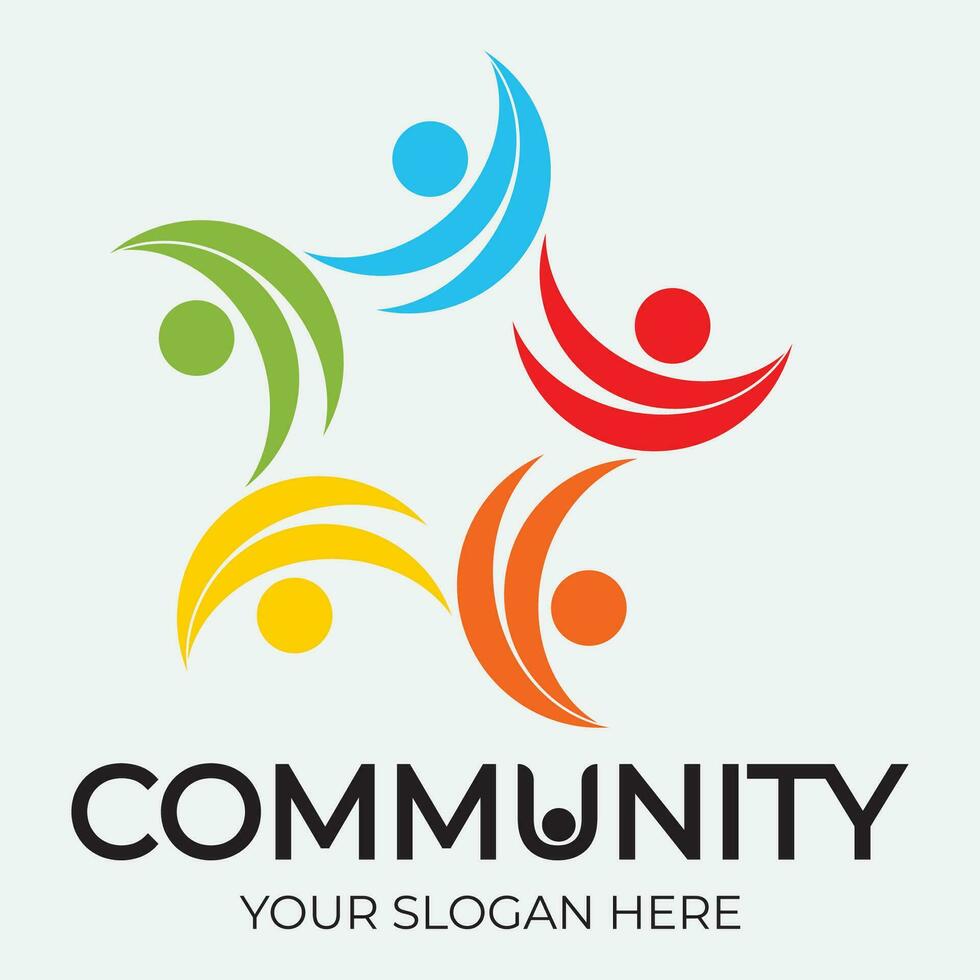 Community, network and social icon vector