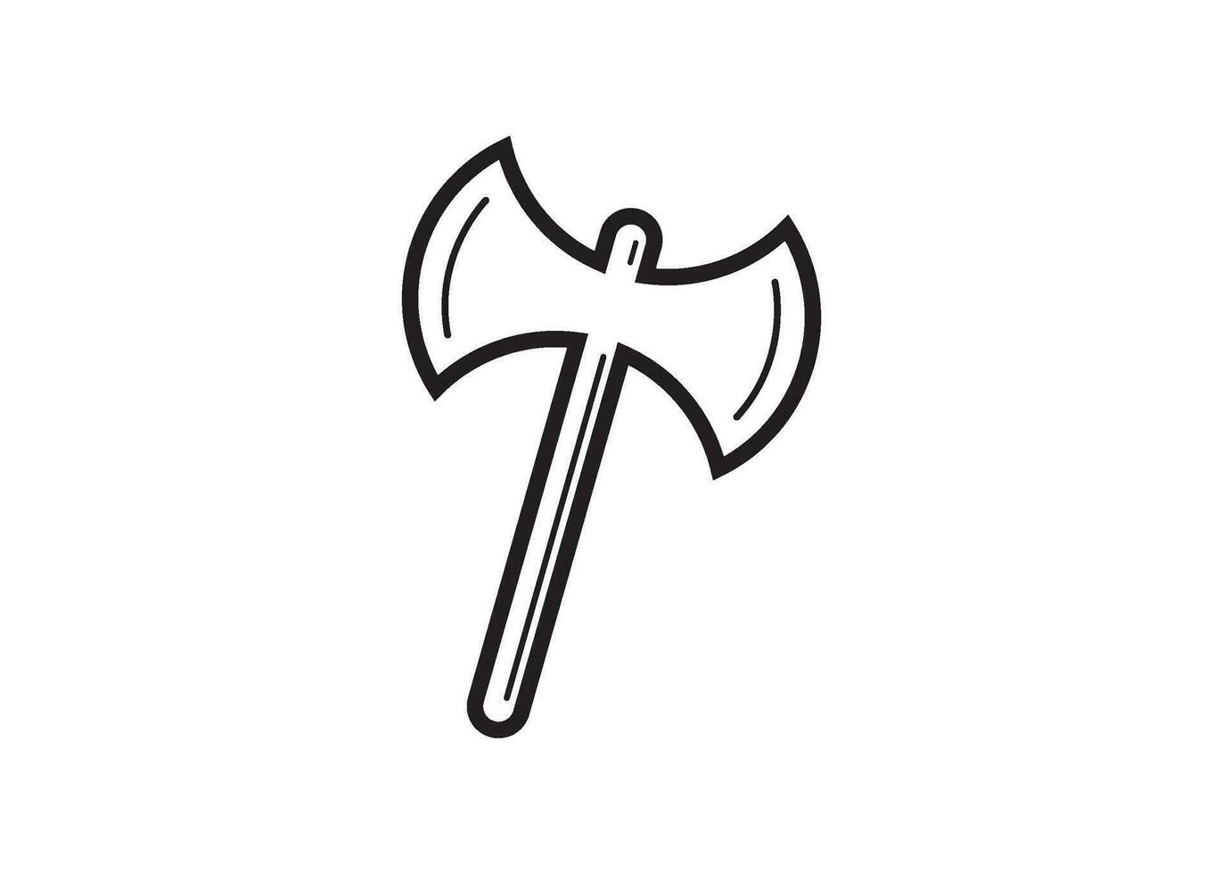 axe icon design vector