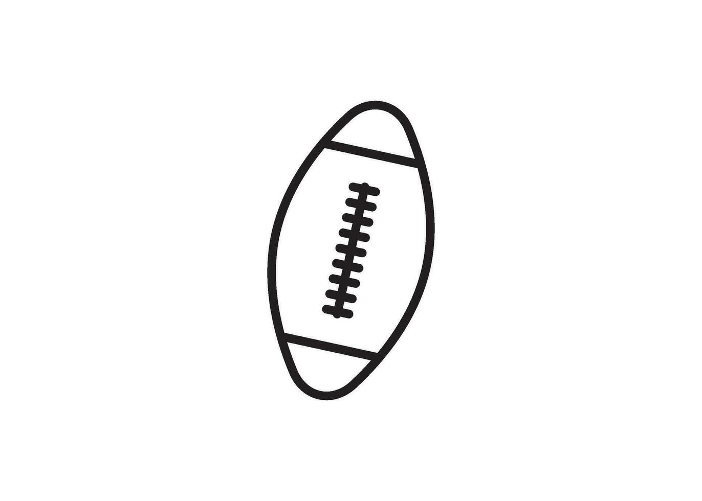rugby ball icon design vector