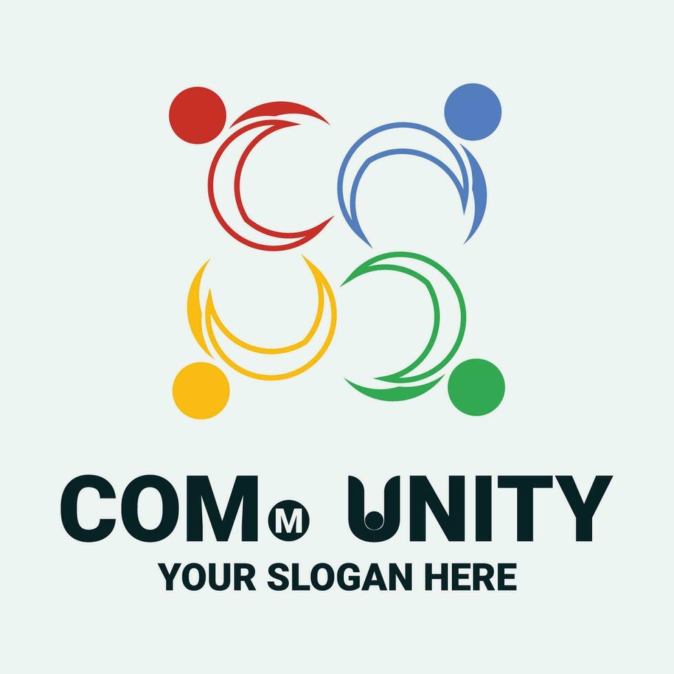Community, network and social icon vector