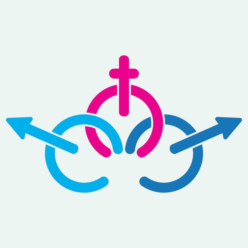 gender illustration logo. vector