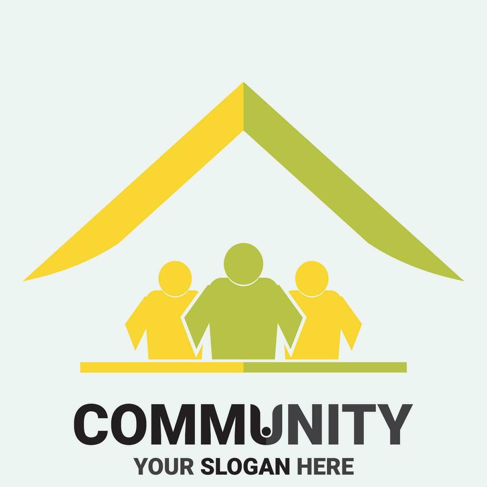 Community, network and social icon vector