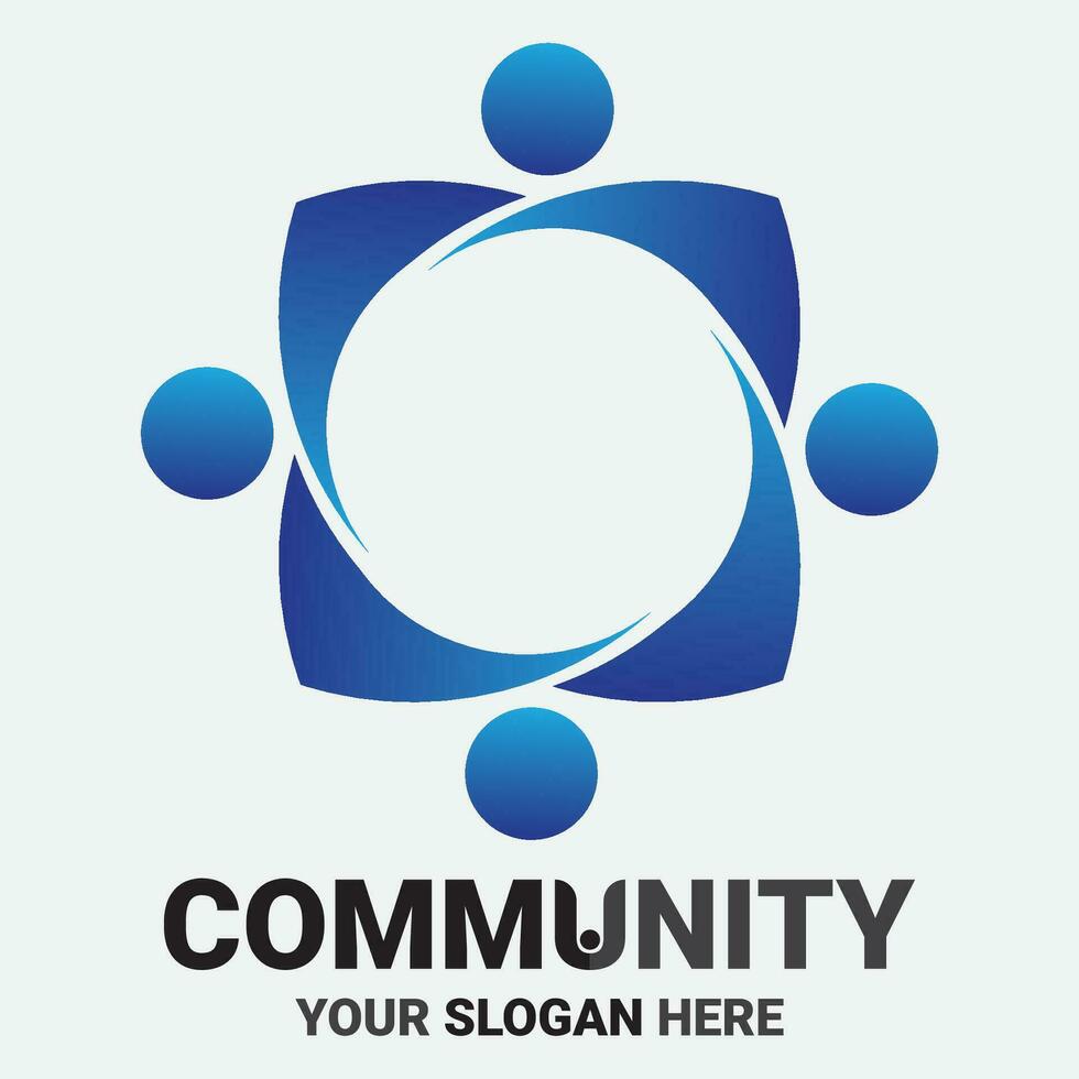 Community, network and social icon vector