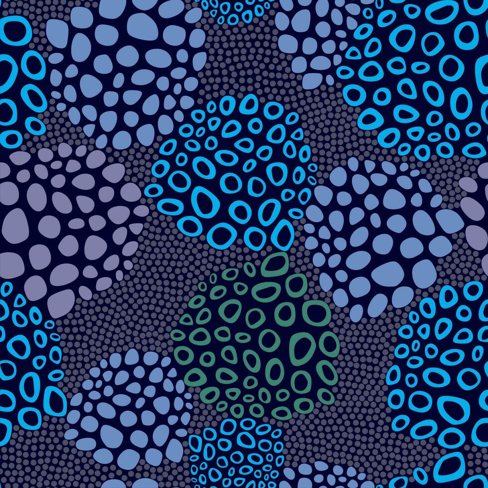 Seamless spotted pattern. Geometric background with colorful dots. Trendy flat mottled and dotted texture. vector