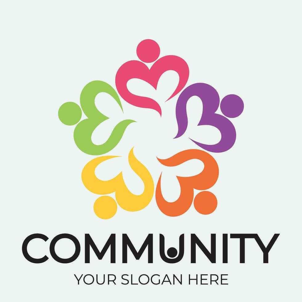 Community, network and social icon vector