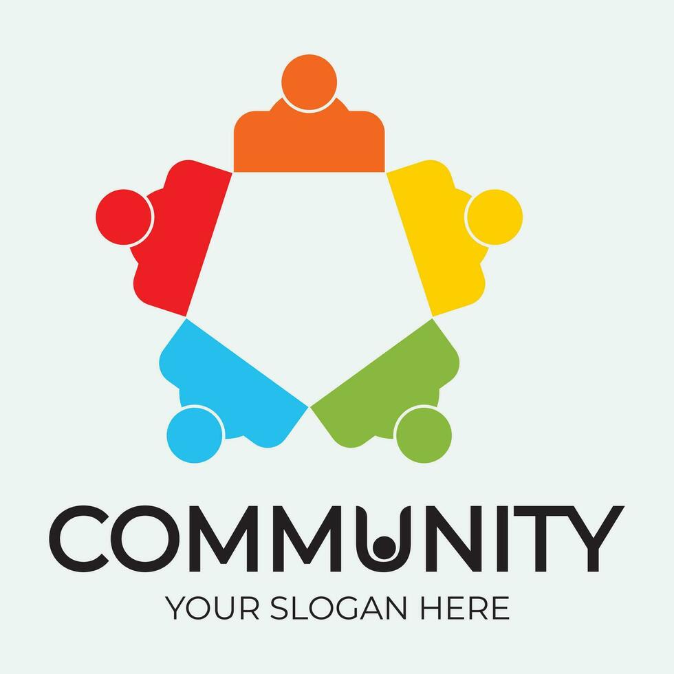 Community, network and social icon vector