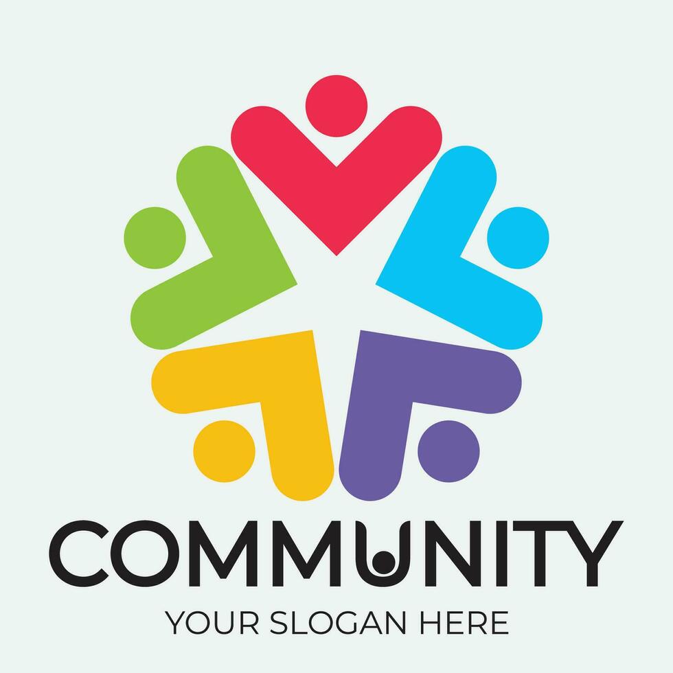 Community, network and social icon vector