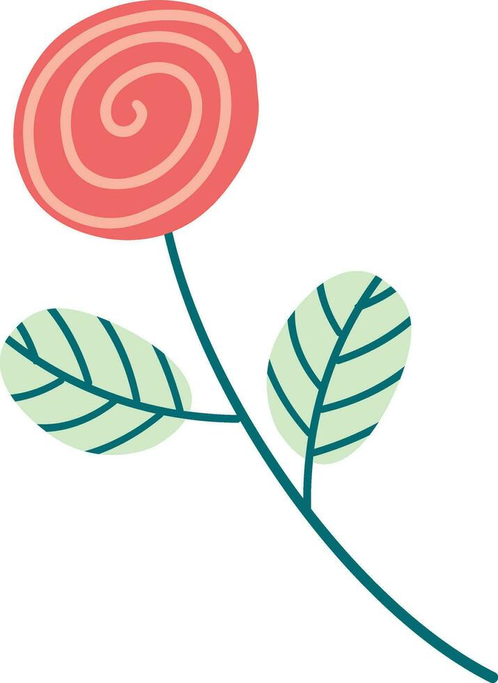 Bright pink flowers clipart vector