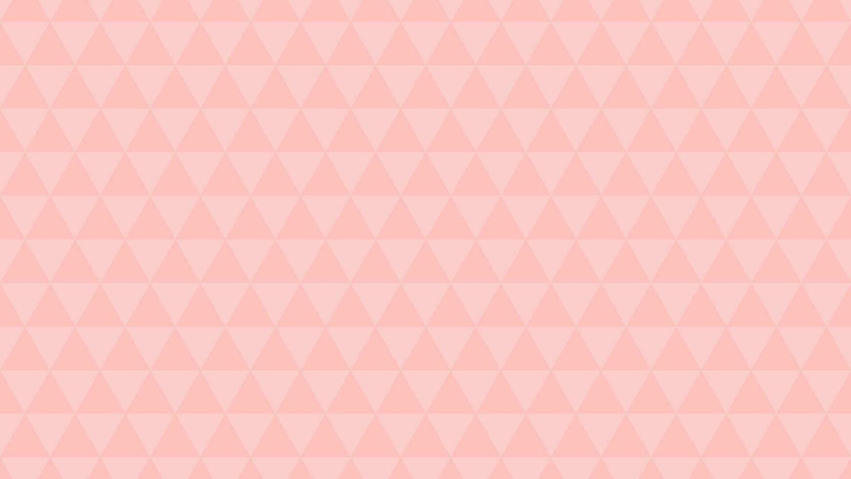 Vector illustration pink triangle geometric wave seamless pattern