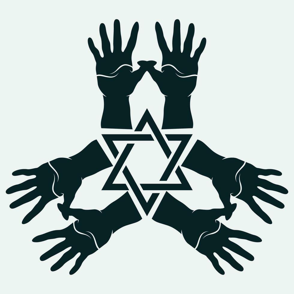 hand drawn community logo vector