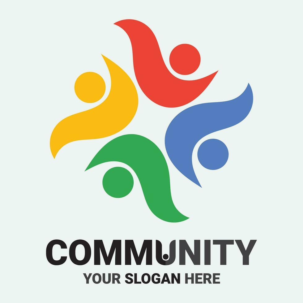 Community, network and social icon vector