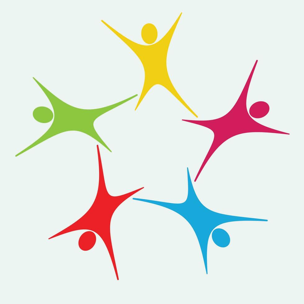 Community, network and social icon vector