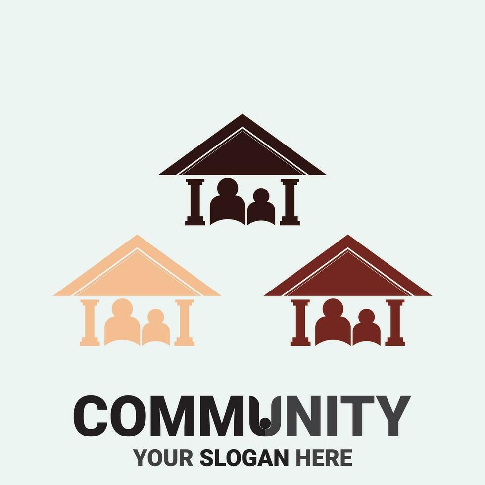 Community, network and social icon vector