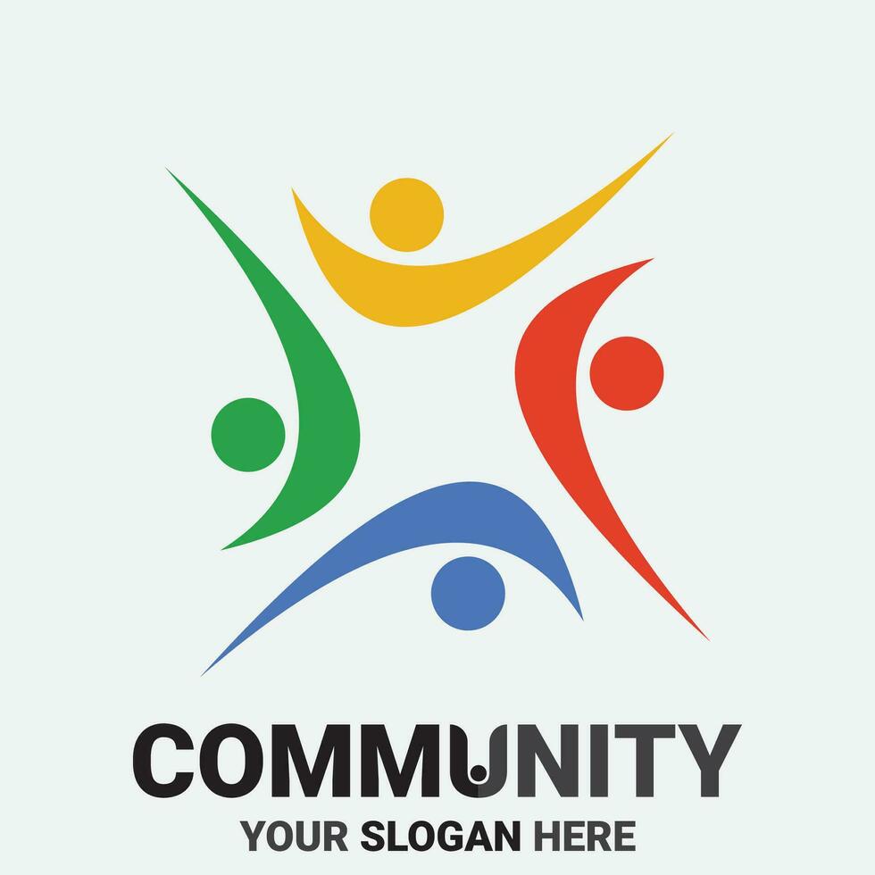Community, network and social icon vector