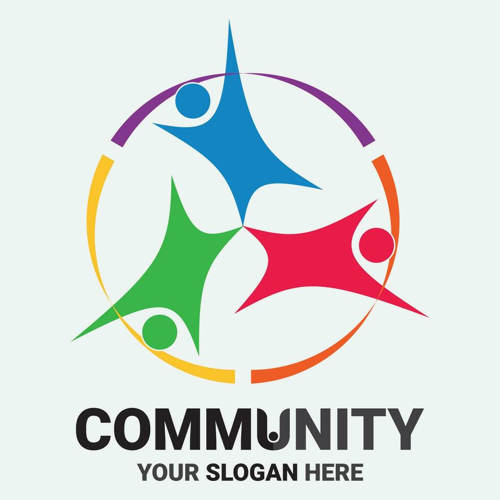 Community, network and social icon vector