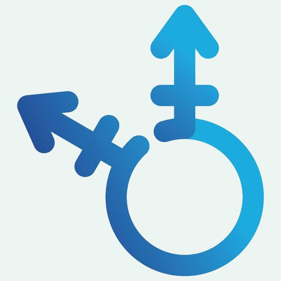 gender illustration logo. vector