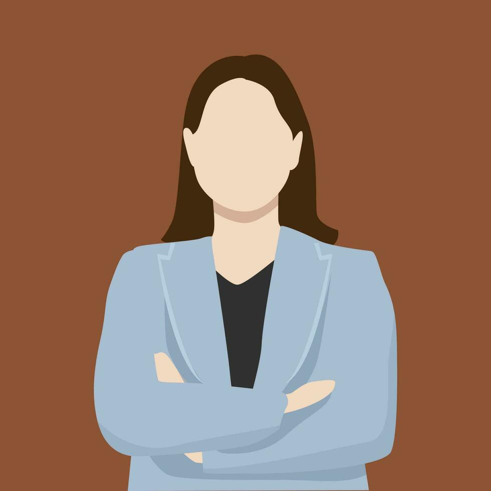 Businesswoman confident business successful clipart illustration design vector