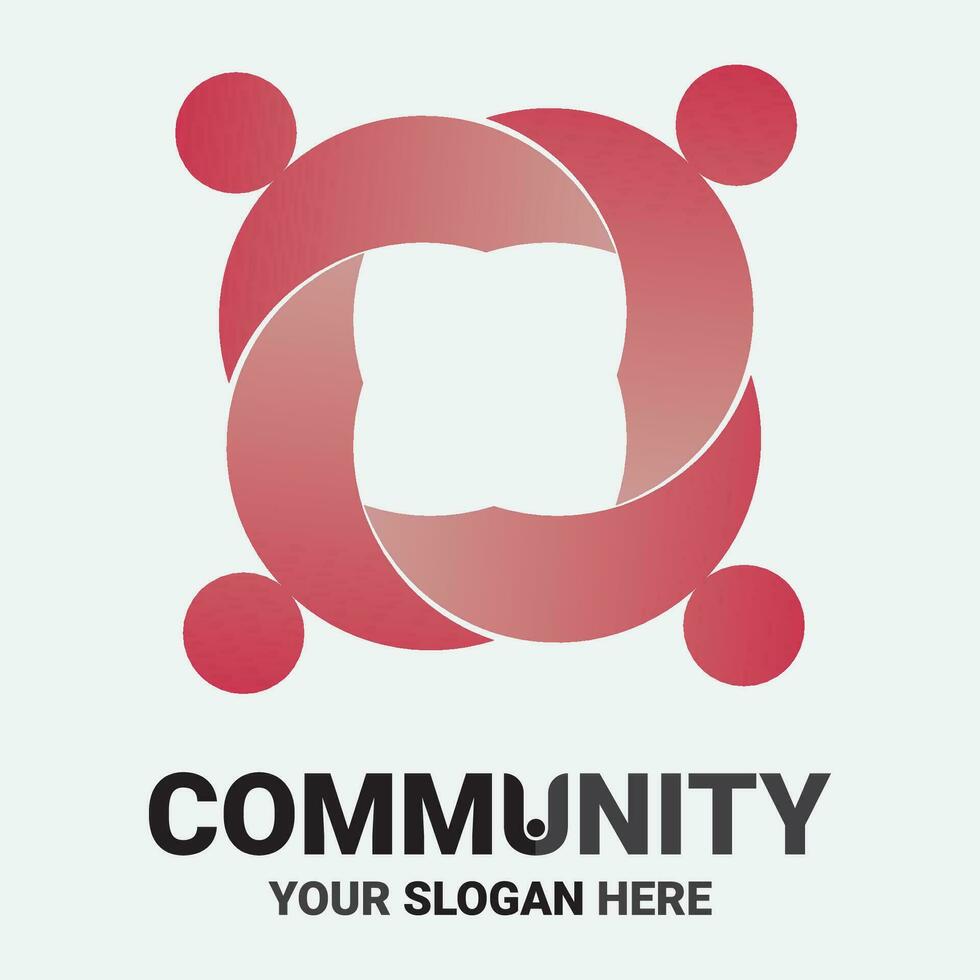Community, network and social icon vector