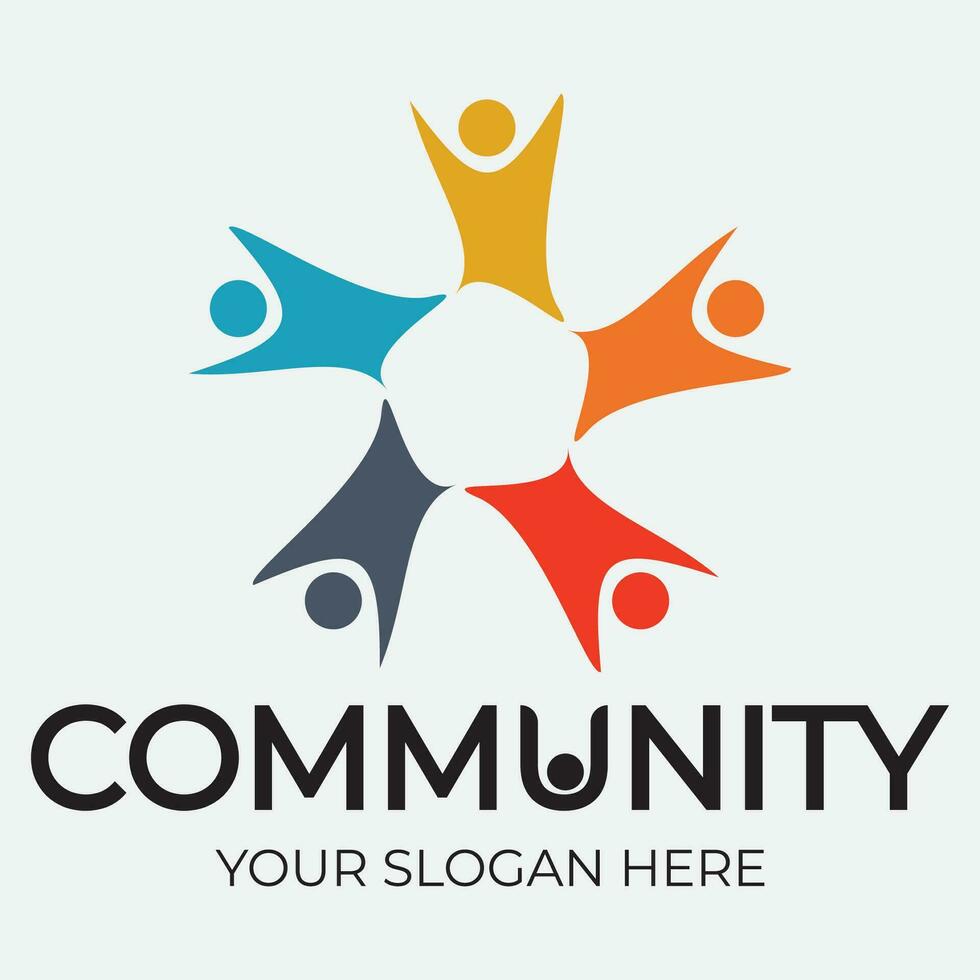 Community, network and social icon vector