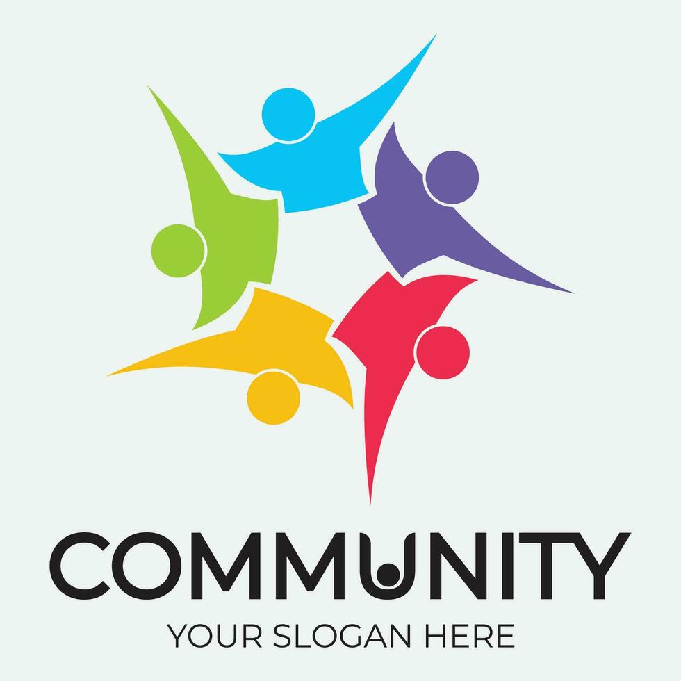 Community, network and social icon vector
