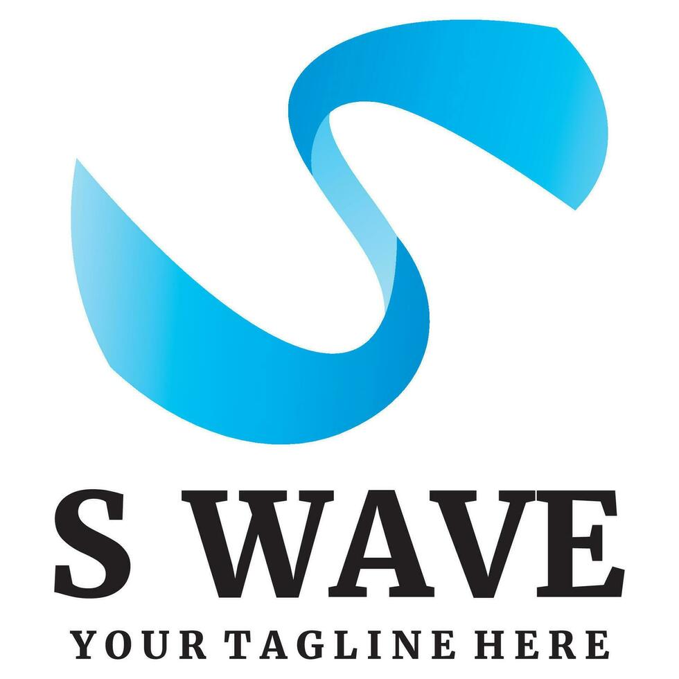 Sea waves icon logo design vector