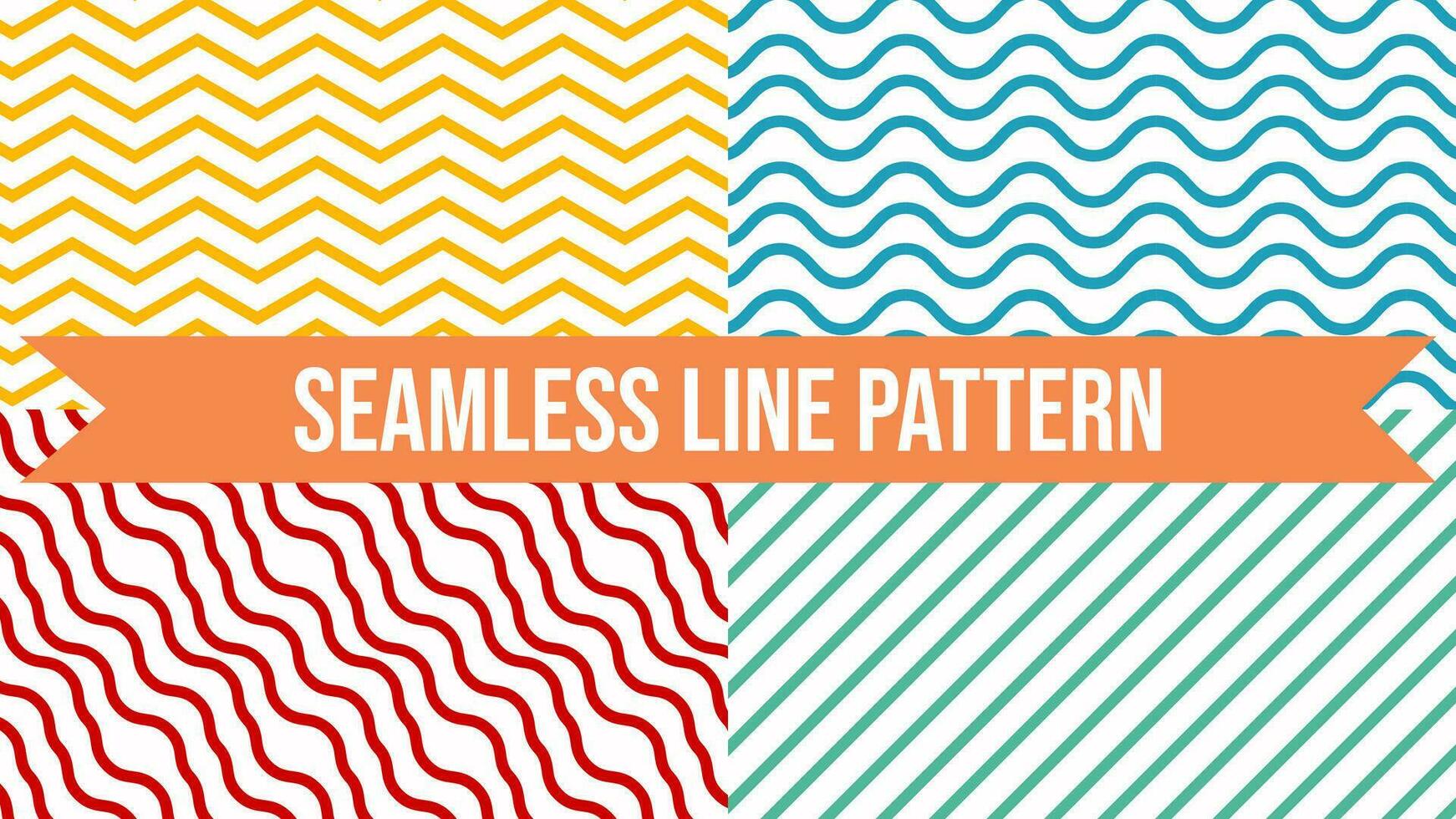 Seamless Line Pattern vector