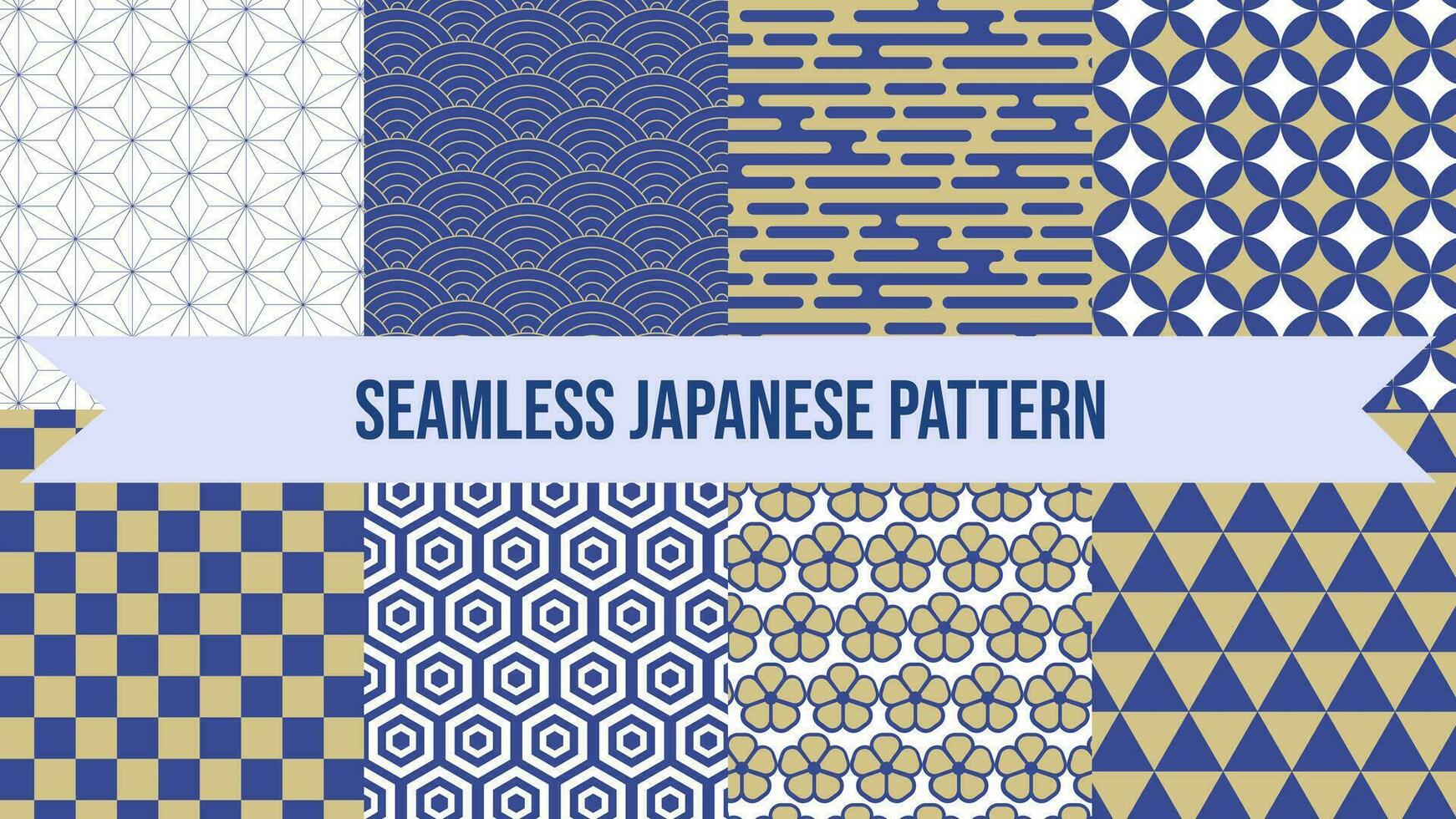Seamless Japanese Pattern vector