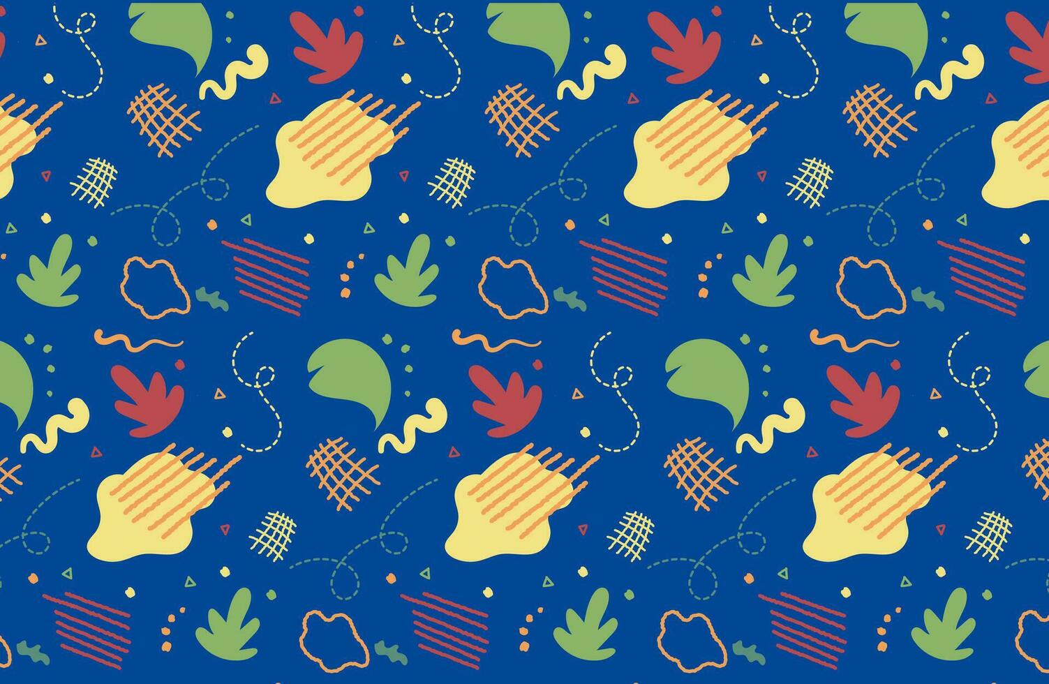 Abstract Hand drawn Element Pattern vector