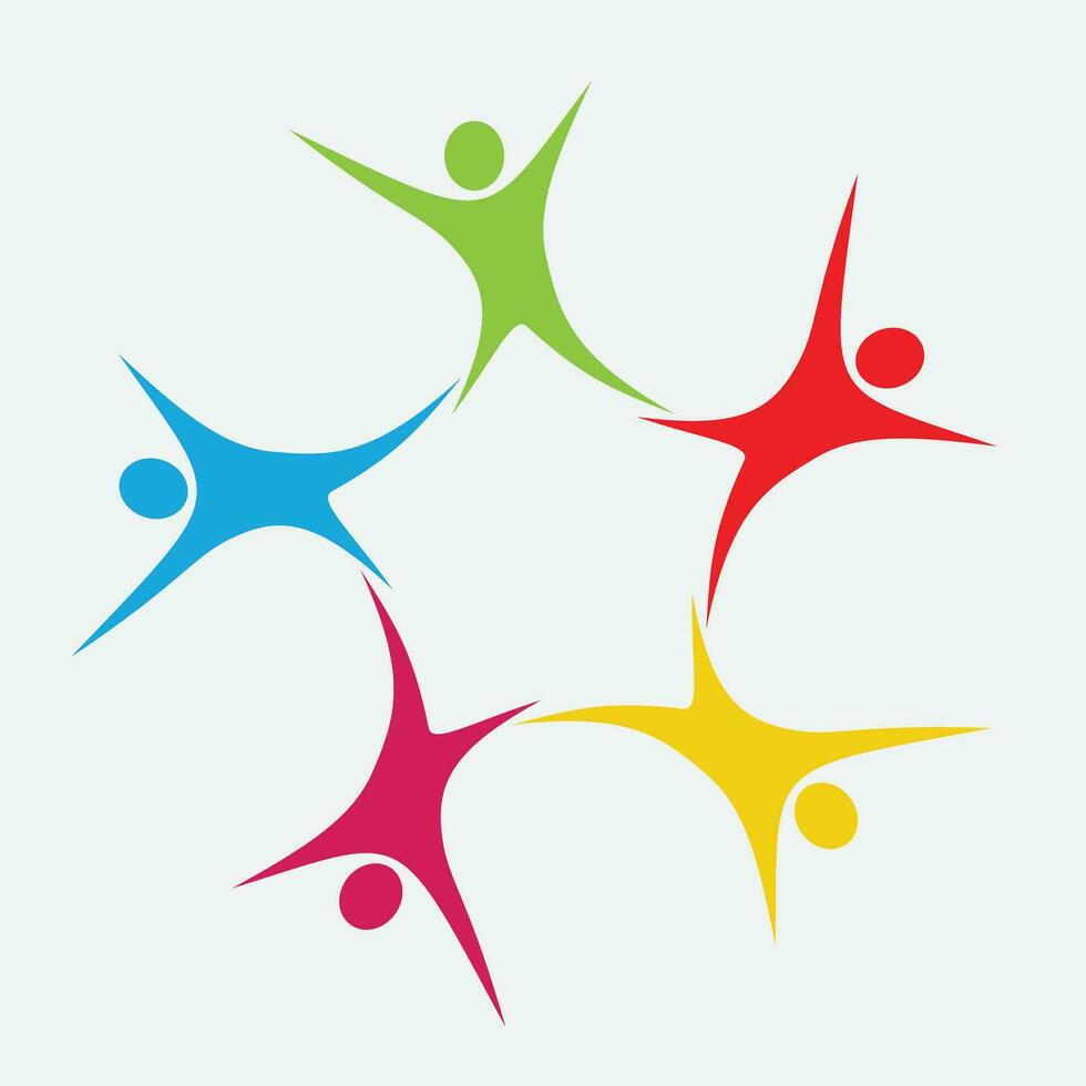 Community, network and social icon vector