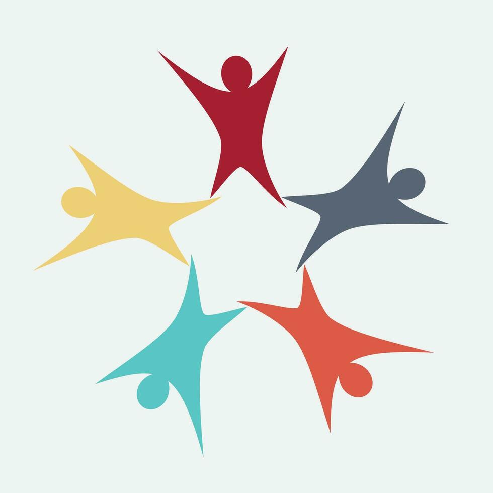 Community, network and social icon vector