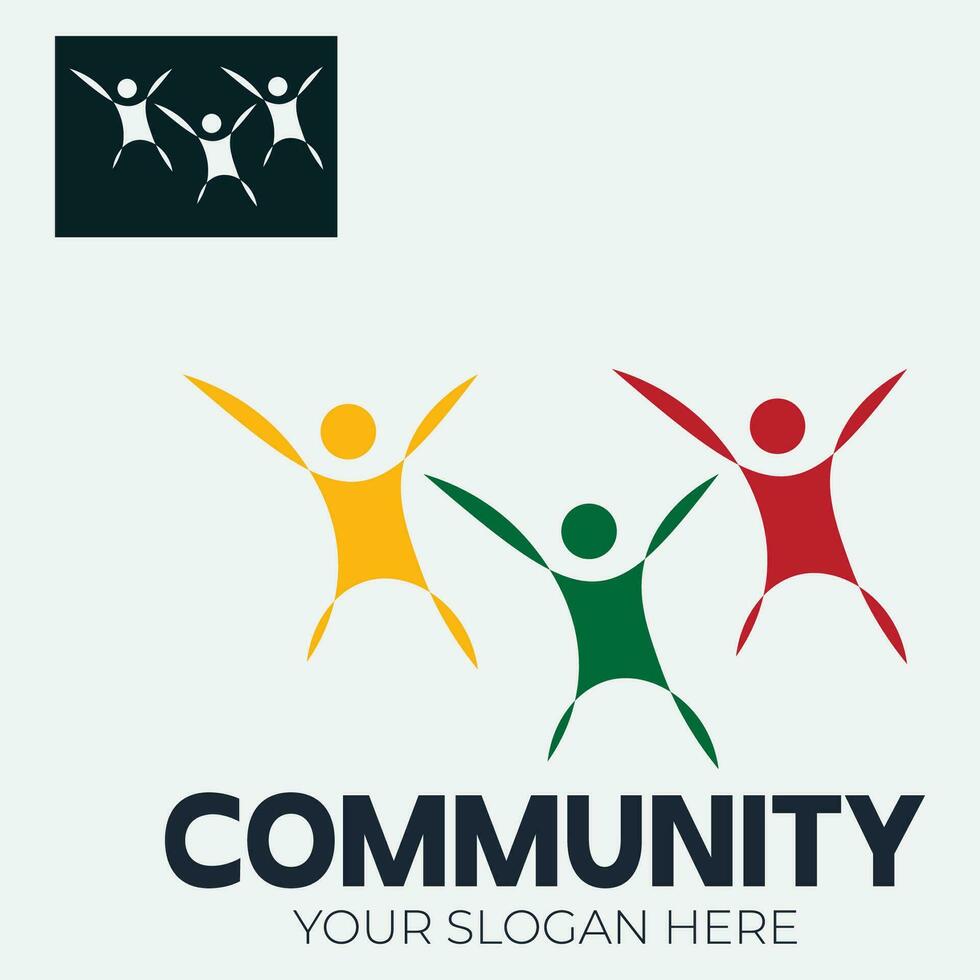 Community, network and social icon vector