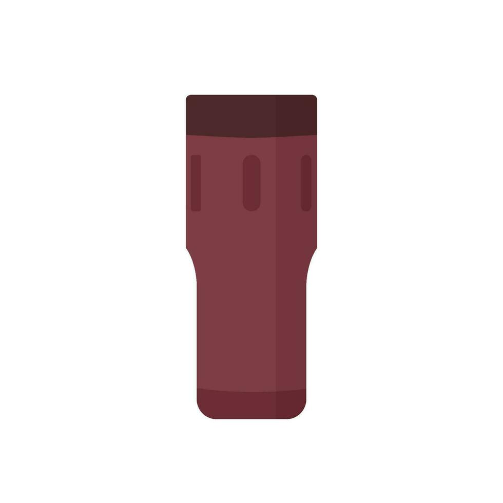 Coffee bottle. Flat illustration of a cup for a drink, water vector